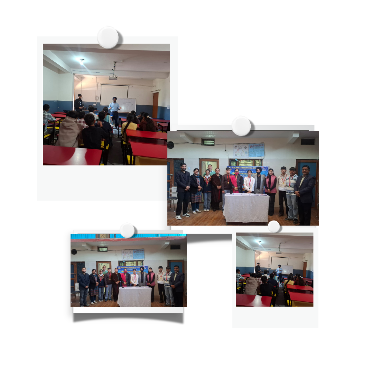 Grey Minimalist Polaroid Photo Inspiration Photo Collage LinkedIn Post